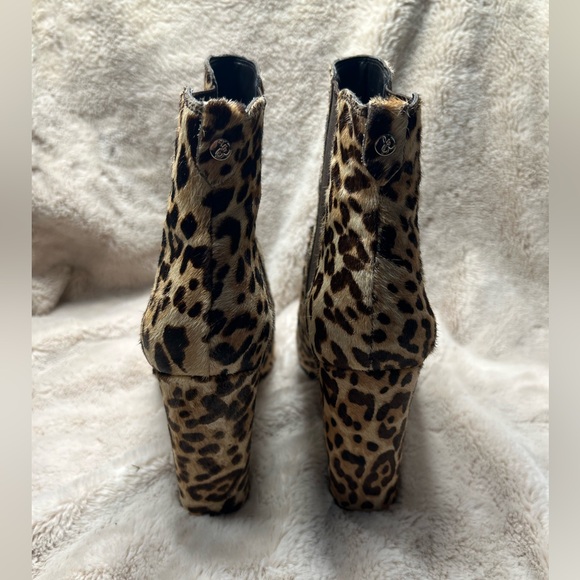 Sam Edelman Size 8.5 Cow Hair On Hide Pull On Chelsea Boots - Picture 7 of 10